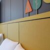 kollane mdf plaadist voodi