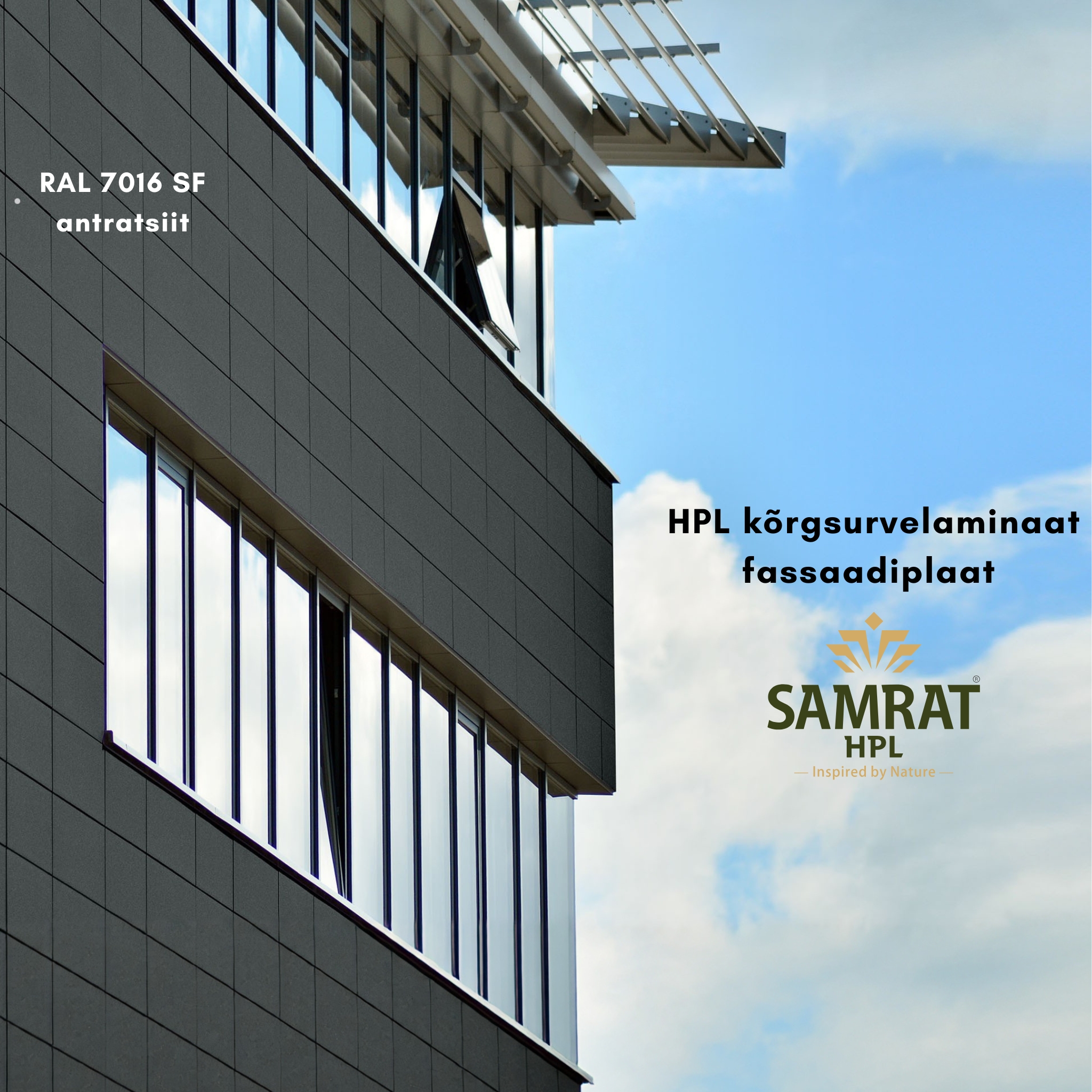 Samrat HPL -antratsiit-RAL-7016-SF