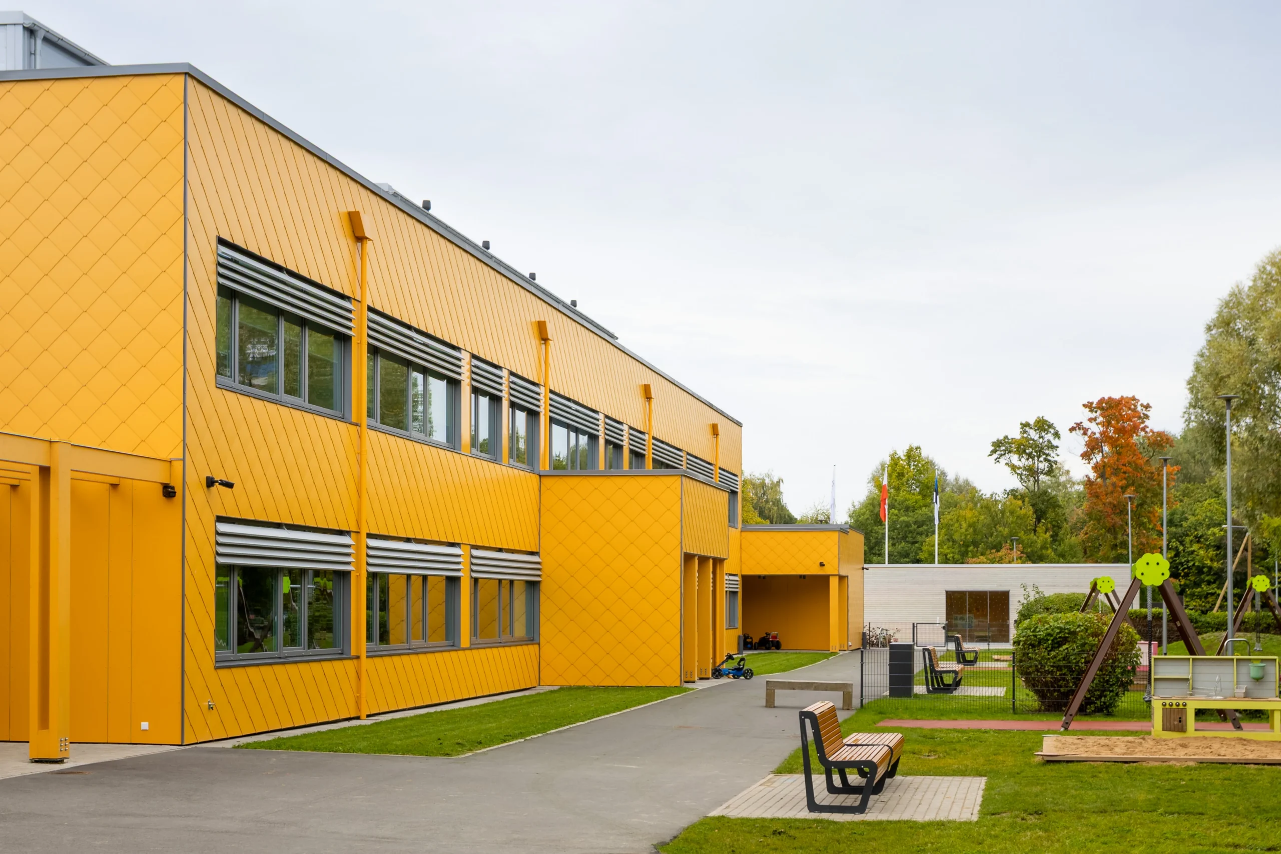 Tähtvere Lasteaia fassaadilahendus